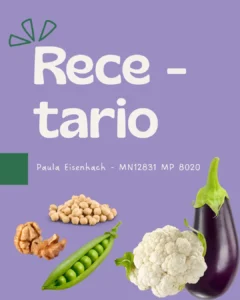Recetario saludable digital con recetas fáciles y nutritivas