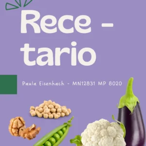 Recetario saludable digital con recetas fáciles y nutritivas